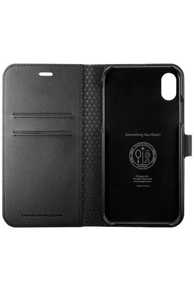 Spigen Spigen iPhone Xr Case Wallet S Black