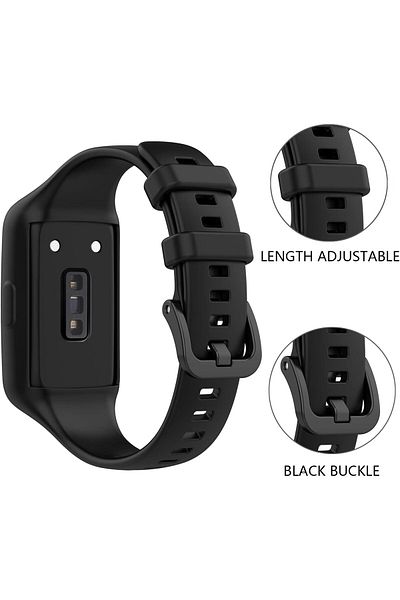 erorex Replacement Silicone Waterproof Wrist Strap Band Smartwatch Band For Huawei Band 6 7 8 Strap Bands