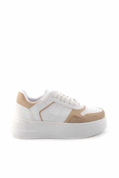 Bambi Pantofi de damă din piele intoarsa alb bej K 01836000609