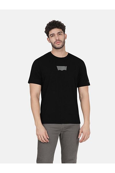 Levi's Ανδρικό 100% βαμβακερό μπλουζάκι Levis Crew Neck Μαύρο A2082-0147