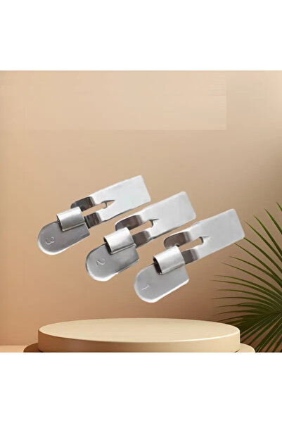 VARDIR P351 Katlama Ayağı Düz Ayak Alta Temiz Katlama Ayağı 1/2/3 MİLİM 3 Adet