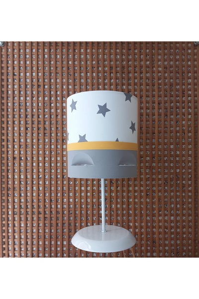 ONAY M قماش أبيض مرصع بالنجوم من قماش البيلي الأصفر يغطي غرفة الأطفال وغرفة ا...