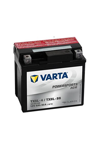 Varta TX5L-4 / TX5L-BS Agm Motosiklet Aküsü 4Ah