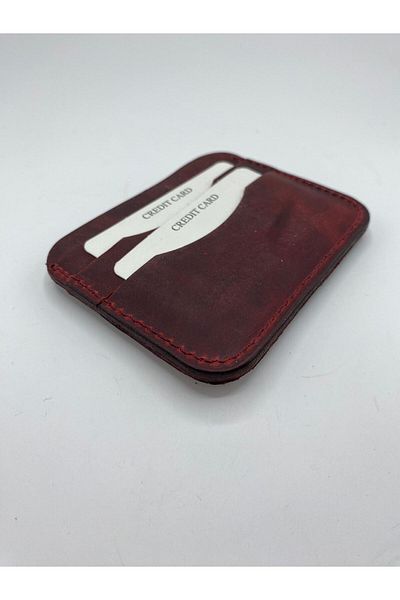 Atölyezümra Genuine Leather Card Holder Wallet