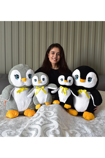 Canestar Cute Plush Penguin - Sleeping Companion Plush Toy -Black,Gray & Megaboy Options