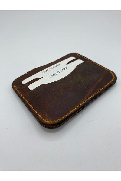 Atölyezümra Genuine Leather Card Holder Wallet