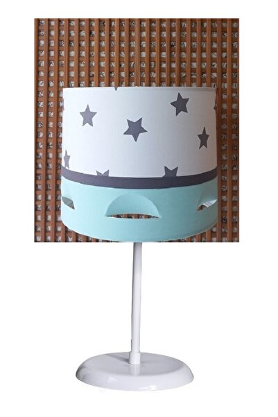 ONAY M غطاء من القماش باللون الأخضر مع نجمة بيضاء لغرفة الأطفال وغرفة الأطفال...