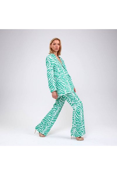 COjans Digital Printing Zebra Pattern Jacket