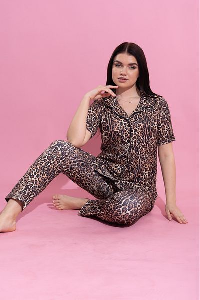 şuranur Set cămașă LEOPARD Regret Wide Fit