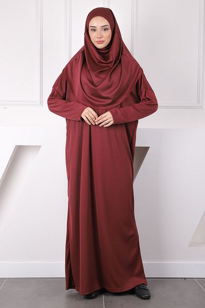 İmajButik Βουργουνδία Ολόσωμη φόρεμα προσευχής