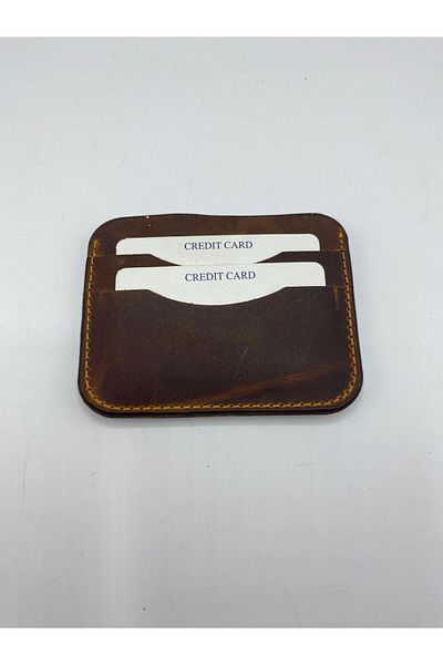 Atölyezümra Genuine Leather Card Holder Wallet