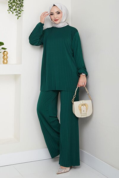 hafsamina Σετ δύο τεμαχίων Emerald Green Sandy HM2701