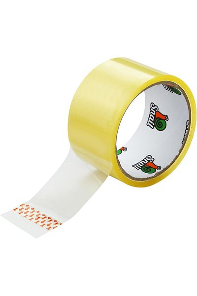 erorex Snail Transparent Packaging Tape 3 Piece 48Mm X 36M Clear Tape Refill Roll Set For Wrapping