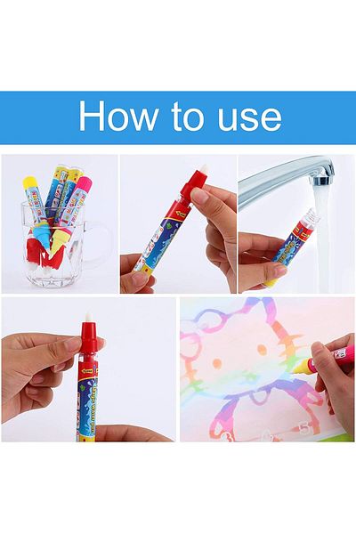 erorex مجموعة من 10 أقلام تحديد قابلة للغسل من Silly Scents Smash Ups ذات الخطوط العريضة