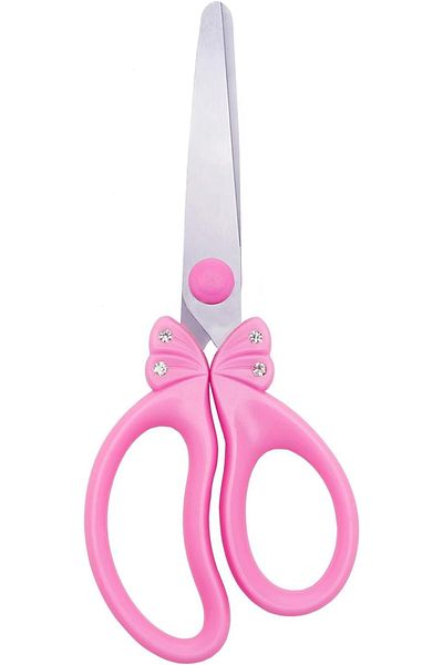 erorex Kids Scissors 6 Inch Safety Scissors For Girls Blunt Tip Child Craft Scissors Student Scissors With