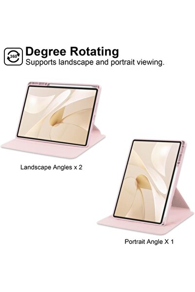 erorex Tablet Case Compatible With Huawei Matepad 12x 12 Inch 2024 Cover Clear Acrylic Multi Angle Hard Pc