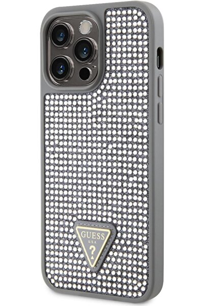 CG Mobile For Iphone 15 Pro Max Case Rhinestone Case With Triangle Logo Anti Scratch Drop Resistant