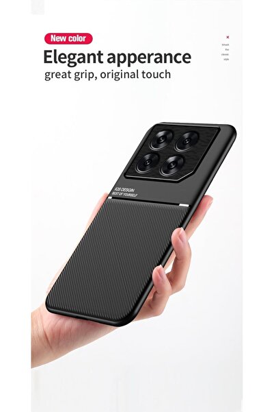 erorex Case Compatible With Infinix Gt 20 Pro 5G Leather Texture Magnetic Slim Matte Case Shockproof