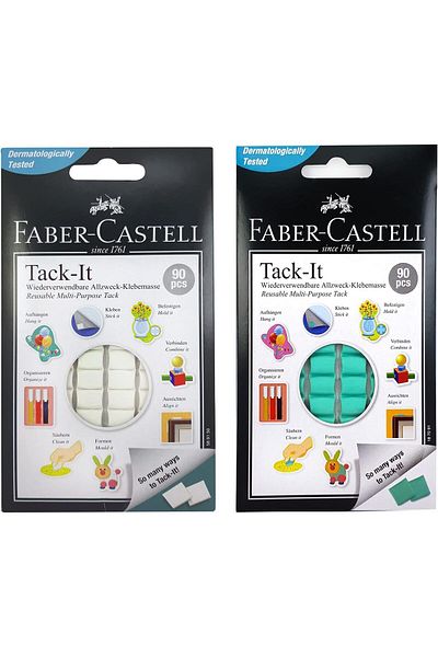 erorex Reusable Adhesive Tack It Green White Pack Of 2