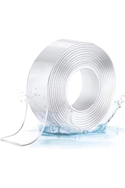 erorex شريط لاصق نانو متعدد الأغراض قابل لإعادة الاستخدام وقابل للإزالة والغسل وذو وجهين وشريط لاصق بدون درزات