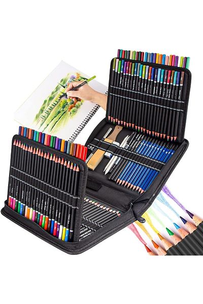 erorex مجموعة رسم مجموعة رسم مجموعة رسم مجموعة رسم مع 120 قلم رصاص ملون ناعم احترافي