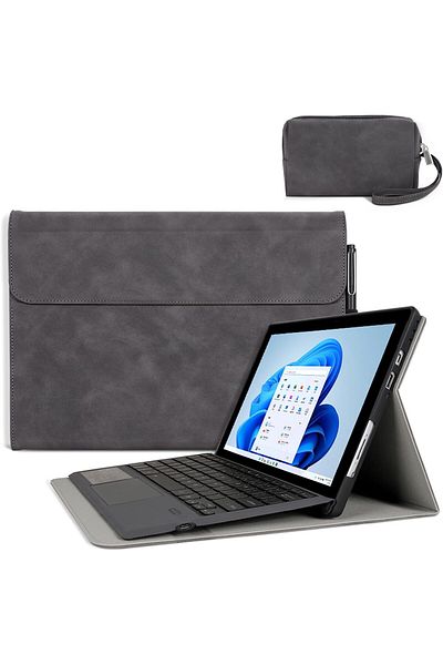 erorex حافظة لجهاز Microsoft Surface Pro 11 Tablet 2024 مقاس 13 بوصة مع حقيبة ملحقات وحامل قلم رفيع