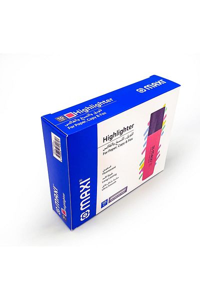 erorex Super Fluorescent Premium Highlighter Box Of 10Pc Pink Ultra Smooth For Paper Copy And Fax