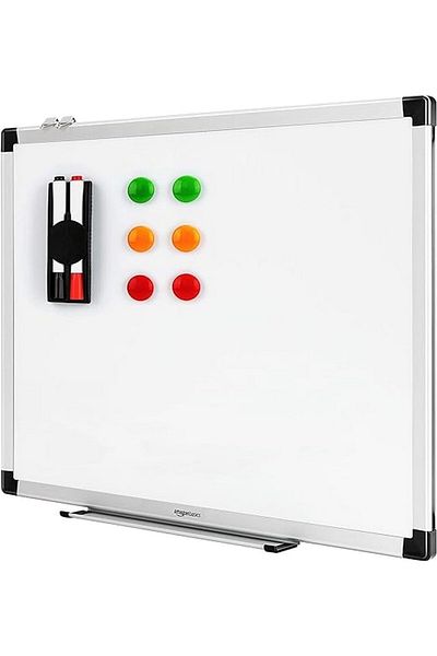 erorex Whiteboard Drywipe Magnetic With Pen Tray And Aluminum Trim 60 Cm X 45 Cm Wxh
