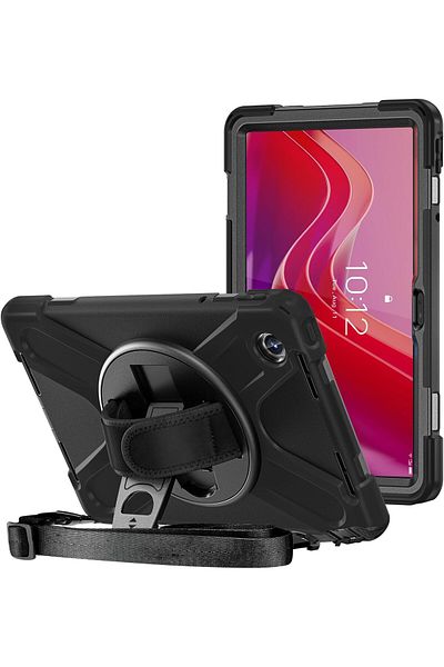 erorex Protective Tablet Case For Lenovo M11 11 Inch 2024 Rugged Heavy Duty Shockproof Rotating Kids Cover