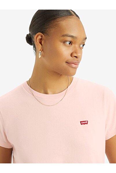 Levi's Γυναικείο T-Shirt Levis Crew Neck Pink A4917-0006