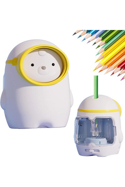 erorex Electric Pencil Sharpener Auto Stop Feature And Heavy Duty Helical Blade Pencil Sharpener Usb And