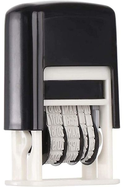 erorex Mini Date Printer Economy Date Stamp Self Inking Date Seal Stamp Great For Shipping Receiving