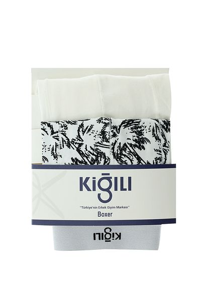 Kiğılı Set of 2 Patterned Cotton Boxers