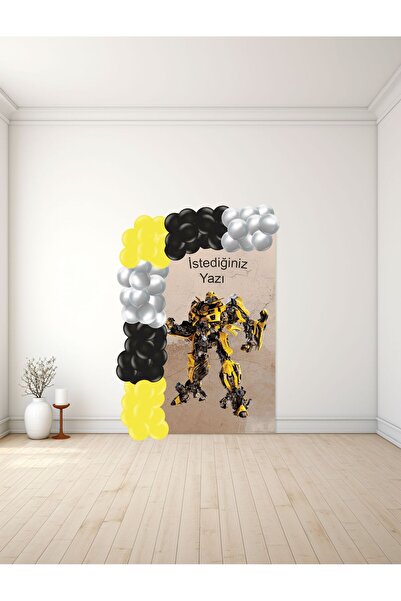 PartyLab Transformers Bumblebee Temalıemalı Profesyonel Parti Seti
