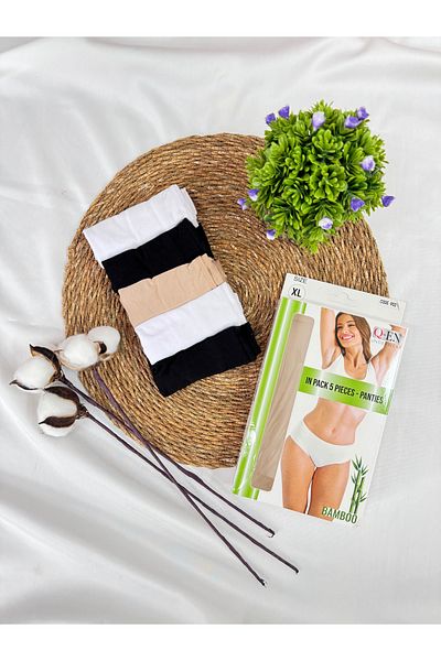 Love Dream Bamboo 5-Piece High Waist Panties