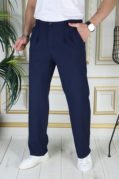 MODA Men's Fabric Baggy Pants