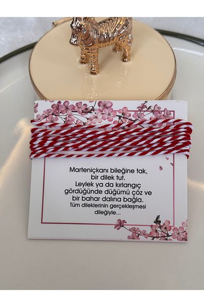 HERCY Marteniçka Rope Bracelet |   10 Pieces of Martenitska Rope |   Lucky Bracelet