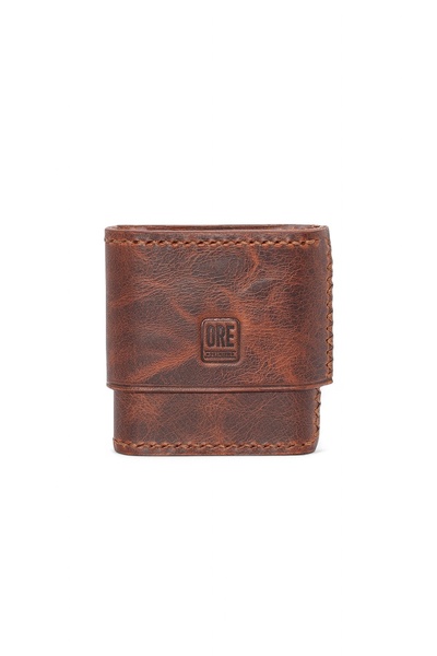 ore premium El Yapımı Hakiki Deri Toscanello Puro Kılıfı - Tobacco