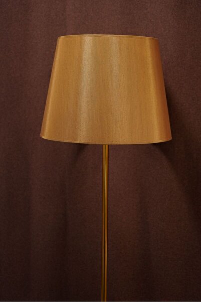 retro home design Bal Renkli Kumaş Şapkalı Gold Renkli Lambader Dekoratif Yatak Odası Salon