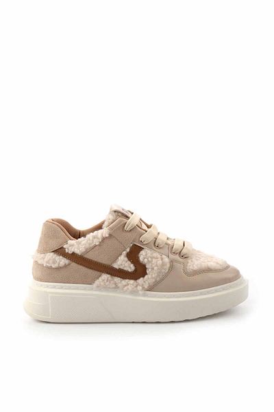 Bambi Beige Women's Sneakers - K01422007609 Model