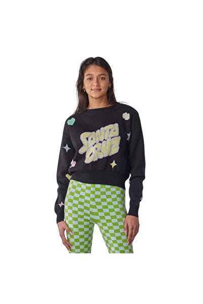 Santa Cruz Bubble Crop Top Sweater
