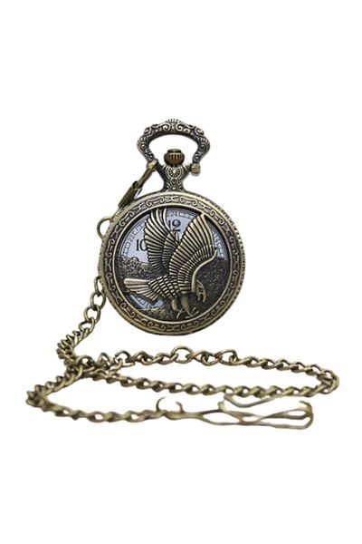 QUARTZ Eagle Design Chain Link Watch