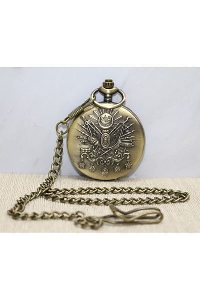QUARTZ Ottoman State Coat of Arms Chain Linked Watch
