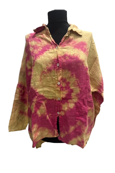 PHUTİ COLLECTION Italian Cotton Batik Shirt