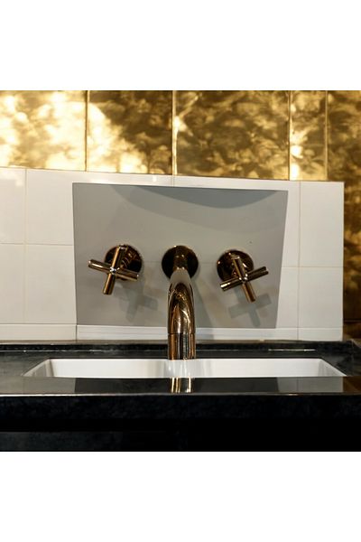 İSAOĞLU YAPI Copper Concealed Basin Faucet Gpd Bronze Wall Mounted Fixture