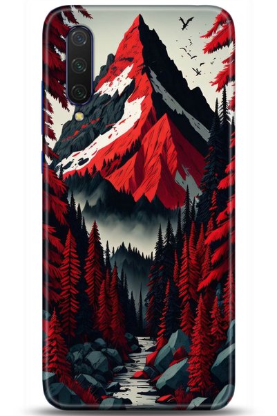 Noprin حافظة هاتف Xiaomi Mi A3 مطبوعة بدقة HD - سلسلة السعادة 5196