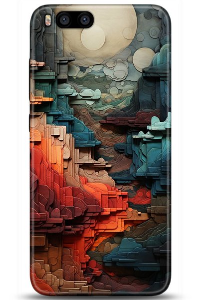 Noprin حافظة هاتف Xiaomi Mi 6 مطبوعة بدقة عالية - سلسلة Mastermind 5218