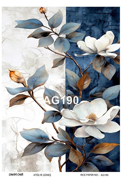 LİNEART LineArt Pirinç Dekopaj Kağıdı LA-AG190