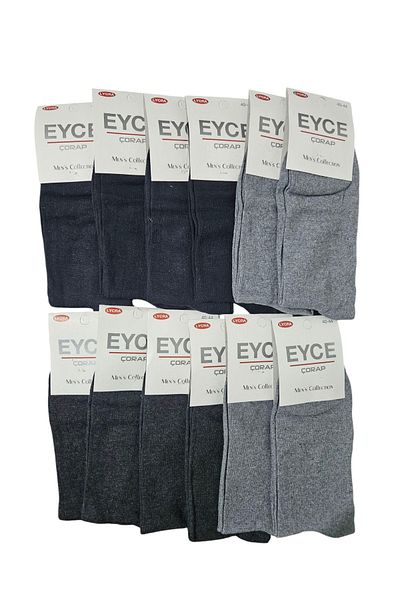 BULUT Men's Socks 40 46 Mixed Colors 12 Pairs