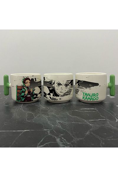 Define Moyas Demon Slayer Tanjiro Kamado t Mug Cup with Handle – Kimetsu No Yaiba